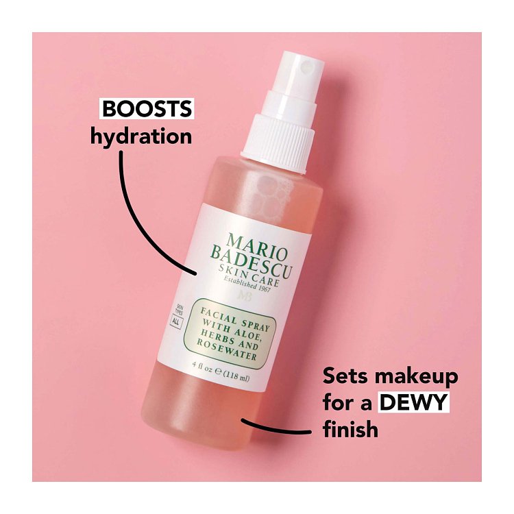 Facial Spray With Aloe, Herbs & Rosewater