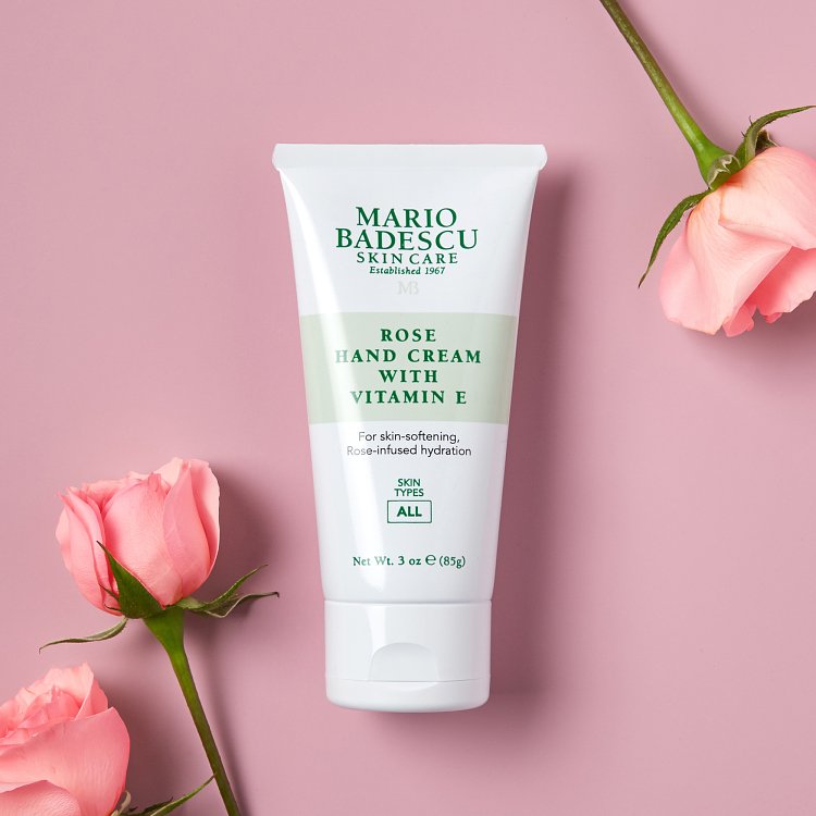 Rose Hand Cream With Vitamin E