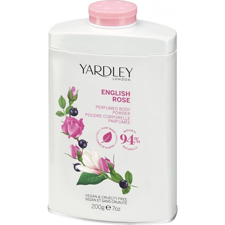 English Rose Tin Talc