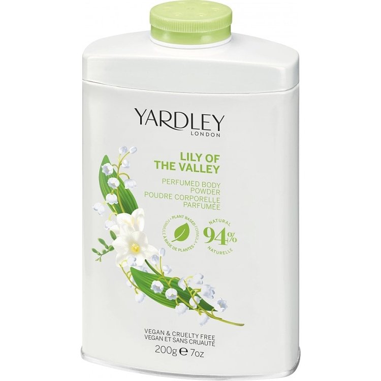 Lily of the Valley Tin Talc