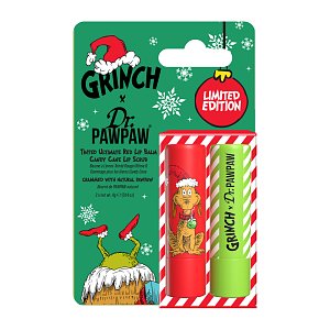 DR. PAWPAW x The Grinch Candy Canelip Scrub & Ultimate Red Balm Duo