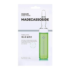 Mascure Rescue Solution Sheet Mask Madecasoside