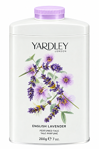 English Lavender Tin Talc